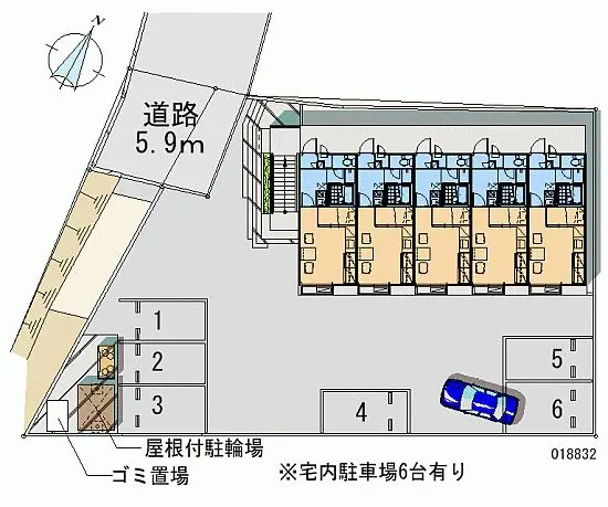 大田原市富士見１丁目 月極駐車場